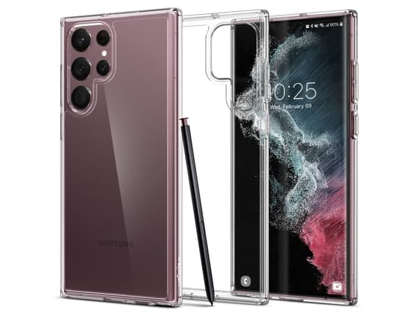 Spigen Ultra Hybrid, Etui, Samsung, Galaxy S22 Ultra 5G, 17,3 cm (6.8"), Gjennomsiktig