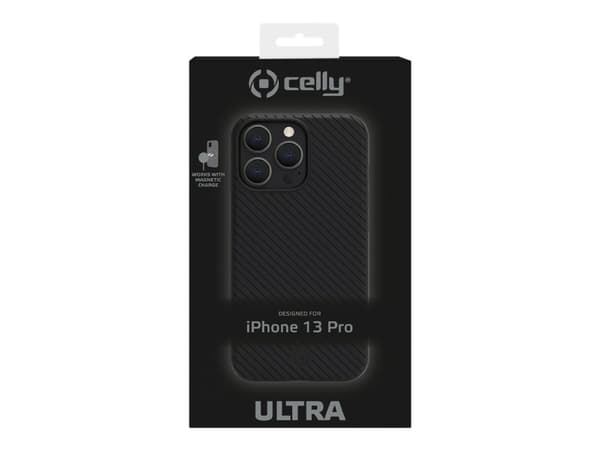 Celly UltraMag - Bagsidecover til mobiltelefon - polykarbonat, termoplastisk polyuretan (TPU) - för Apple iPhone 12, 12 Pro
