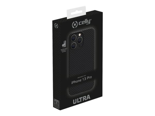 Celly UltraMag - Bagsidecover til mobiltelefon - polykarbonat, termoplastisk polyuretan (TPU) - för Apple iPhone 12, 12 Pro
