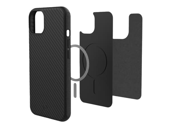Celly UltraMag - Bagsidecover til mobiltelefon - polykarbonat, termoplastisk polyuretan (TPU) - för Apple iPhone 12, 12 Pro