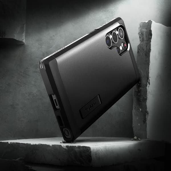 Spigen Tough Armor Skal Galaxy S22 Ultra - Svart