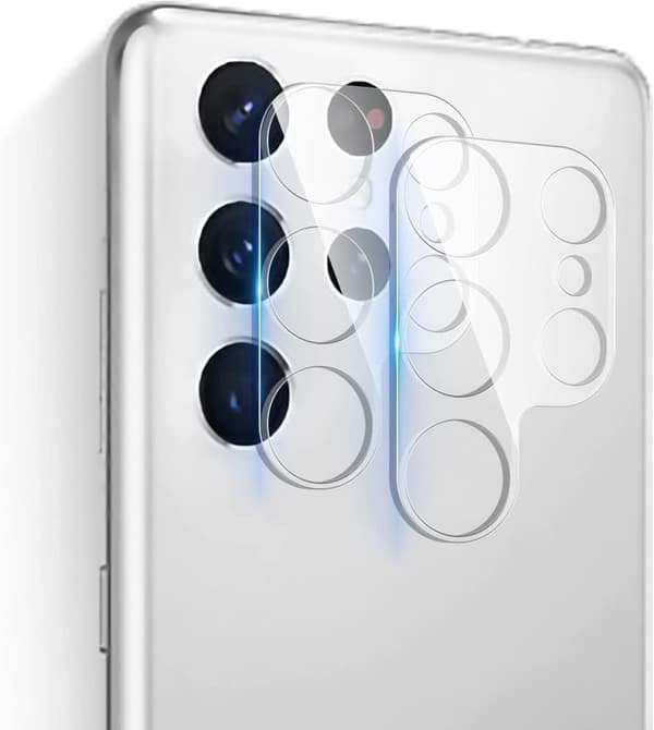 [2-PACK] Kameralinsskydd i Härdat Glas Samsung Galaxy S22 Ultra