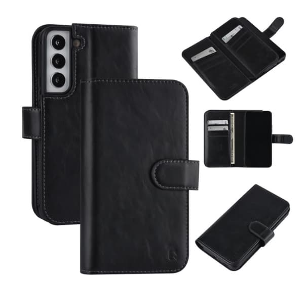 UNIQ Plånboksfodral Samsung Galaxy S22 Multi Wallet 9 Kortfack Svart