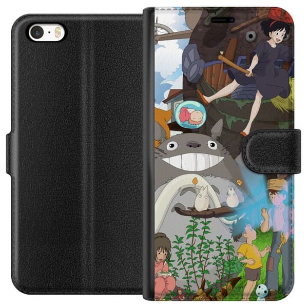 Apple iPhone SE (2016) Tegnebogsetui Studio Ghibli