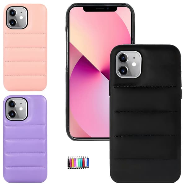 iPhone 12 - Kuori / Suoja Puffer Black