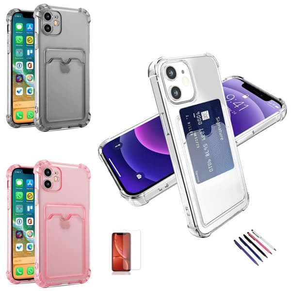 iPhone 11 - Card Cover / Beskyttelse Transparent
