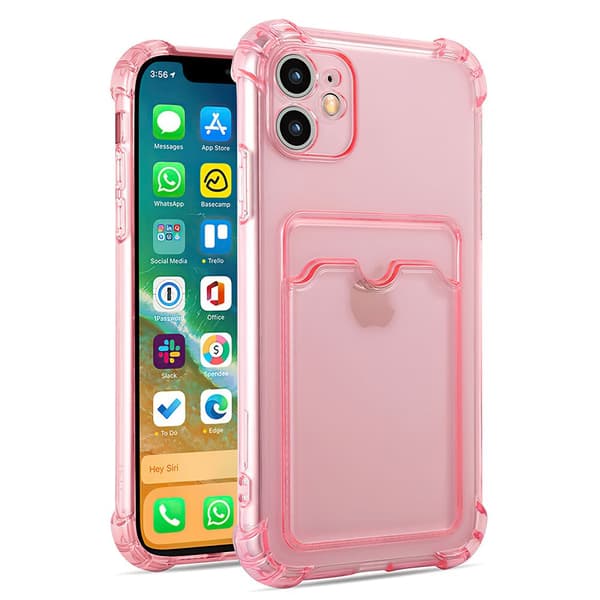 iPhone 11 - Card Cover / Beskyttelse Transparent