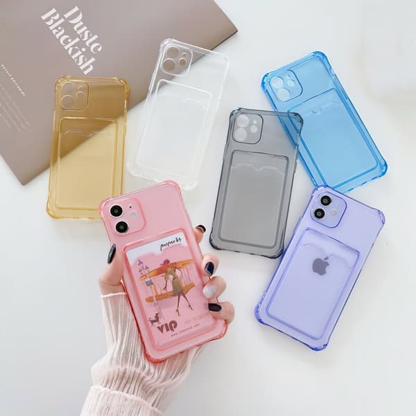 iPhone 11 - Card Cover / Beskyttelse Transparent