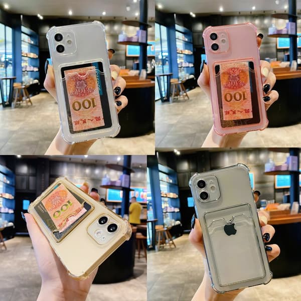 iPhone 11 - Card Cover / Beskyttelse Transparent