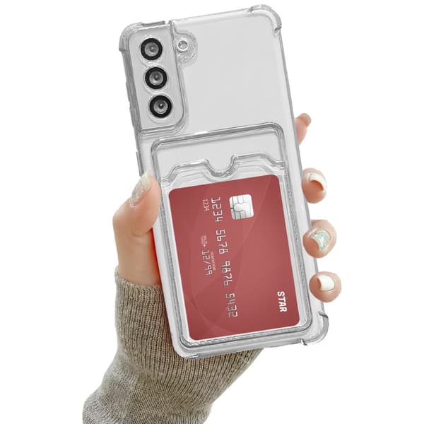 Samsung Galaxy S21 FE - Card Cover / Beskyttelse Transparent