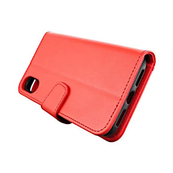 Rvelon iPhone X/XS Plånboksfodral - Röd