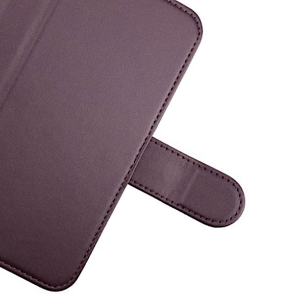 iPhone X/XS Magnetisk PU-fodral - Mörk körsbär