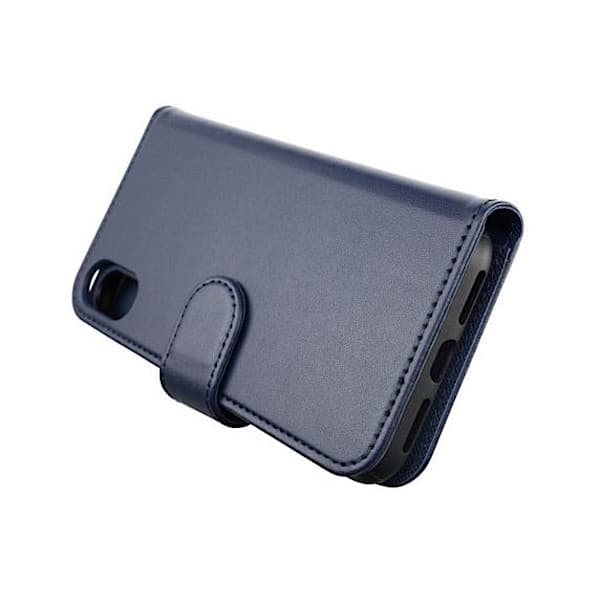 Rvelon Magnet iPhone X/XS Plånboksfodral - Blå