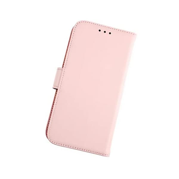 RV iPhone 12 Mini Plånboksfodral Genuint läder - Rosa