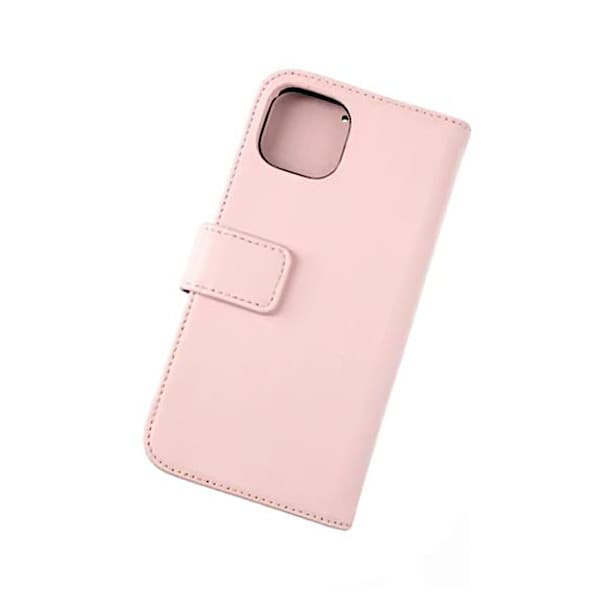 RV iPhone 12 Mini Plånboksfodral Genuint läder - Rosa
