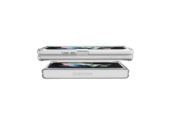 ITSKINS HYBRID//CLEAR?, Omslag, Samsung, Galaxy Z Fold3 5G, 19,3 cm (7.6"), Transparent