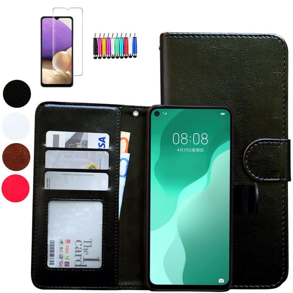 Huawei P40 Lite - Læder cover / Beskyttelse