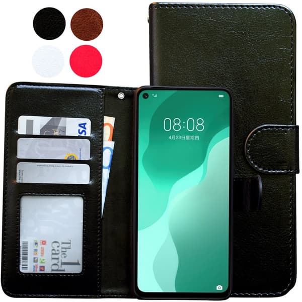 Huawei P40 Lite - Nahkakotelo / Suoja