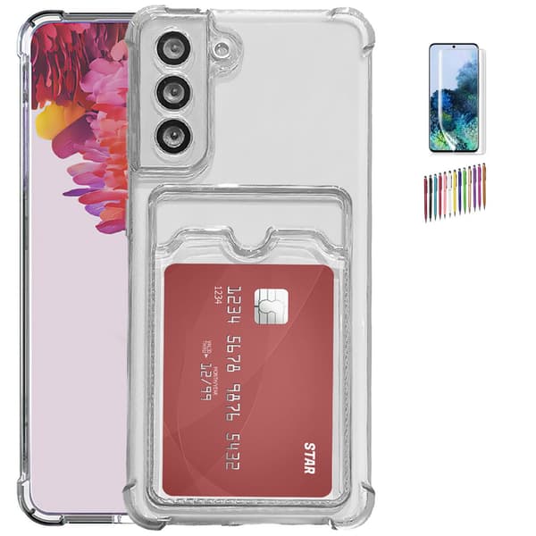 Samsung Galaxy S21 FE - Card Cover / Beskyttelse Transparent