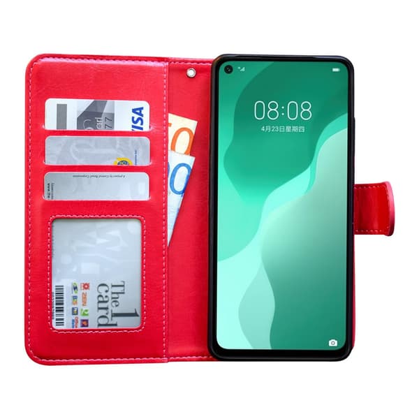 Huawei P40 Lite - Læder cover / Beskyttelse