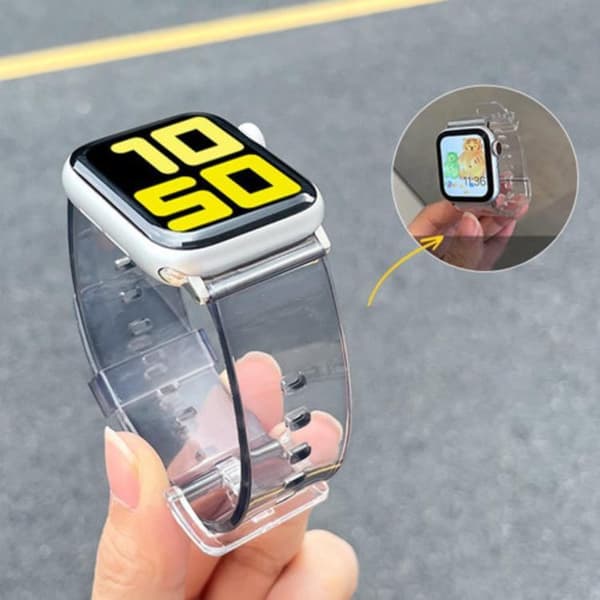 Light Band Apple Watch 6/5/4/3 /2/SE 40mm/38mm - Blå