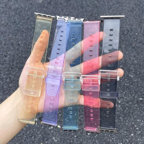 Light Band Apple Watch 6/5/4/3/2 44mm/42mm - Gul