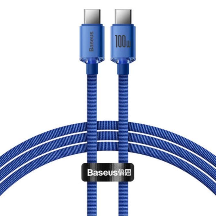Baseus USB-C Till USB-C 100W 1.2m - Blå