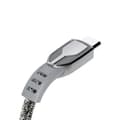 Miniatyrbild 3 av 3: Dudao Flätad Micro USB Kabel 1 m - Grå