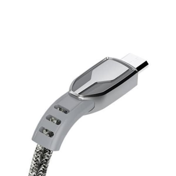 Dudao Flätad Micro USB Kabel 1 m - Grå