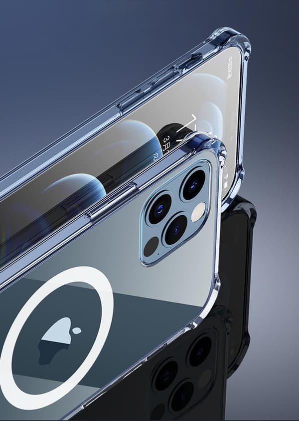 BOOM - ShockProof Magsafe Skal iPhone 13 Mini - Clear