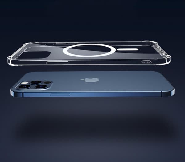 BOOM - ShockProof Magsafe Skal iPhone 13 Mini - Clear