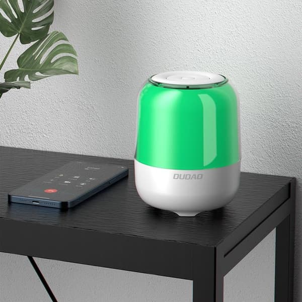 Dudao Trådlös Bluetooth 5.0 RGB Högtalare 5W 1200mAh - Vit