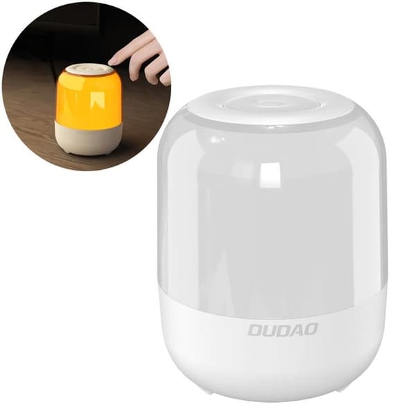 Dudao Trådlös Bluetooth 5.0 RGB Högtalare 5W 1200mAh - Vit