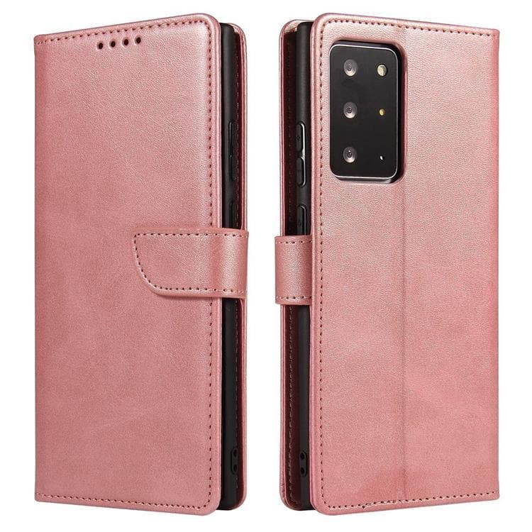 Magnet Elegant Kickstand Fodral Samsung Galaxy Note20 Ultra - Rosa