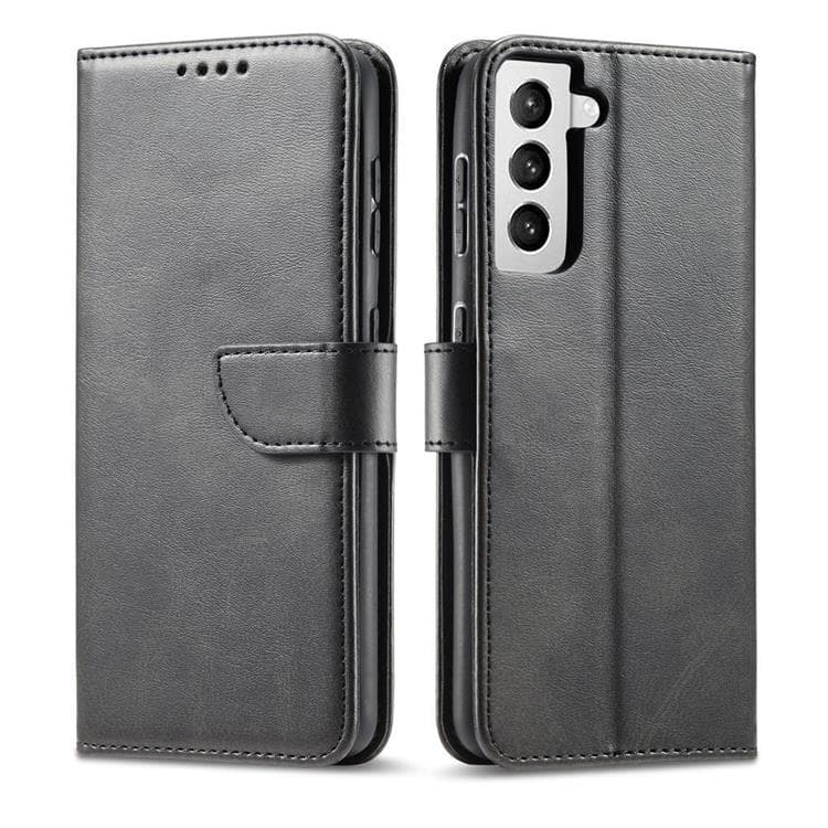 Galaxy S21 5G Plånboksfodral Magnet Elegant - Svart