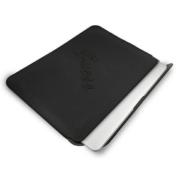 Guess Saffiano Script Datorfodral 13" - Svart