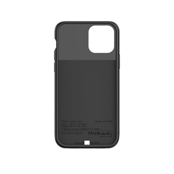 Tech-Protect Batteriskal 4800 mAh för iPhone 12/12 Pro - Svart
