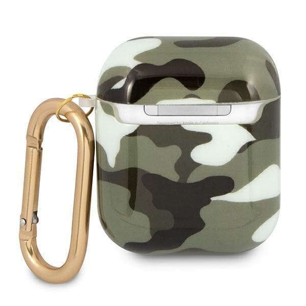 Guess Camo Collection Skal AirPods - Khaki