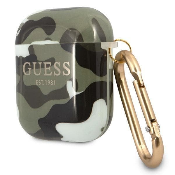 Guess Camo Collection Skal AirPods - Khaki