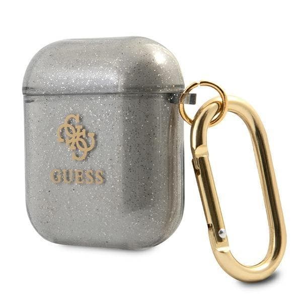 Guess Glitter Collection Skal AirPods - Svart