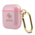Miniatyrbild 3 av 4: Guess Glitter Collection Skal AirPods - Rosa