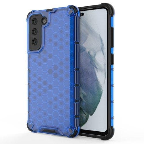 Honeycomb Armor Skal Galaxy S21 FE - Blå