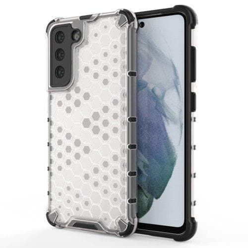 Honeycomb Armor Skal Galaxy S21 FE - Transparent