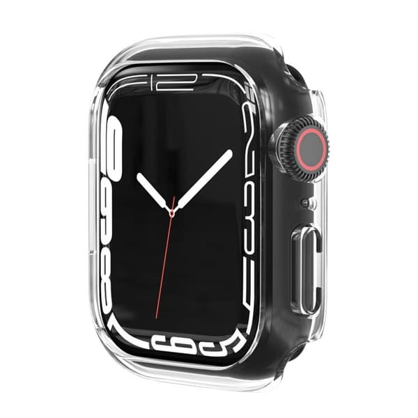 Hård PC Skal Apple Watch 7 41 mm - Tranparent