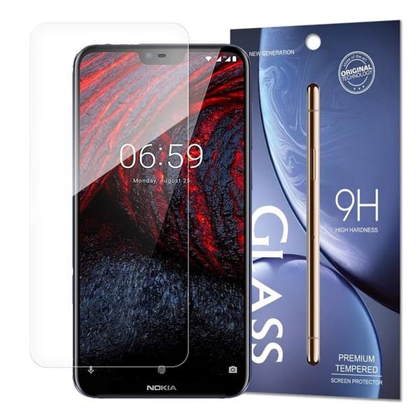 9H Härdat Glas Nokia 6.1 Plus / Nokia X6 2018
