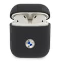 Miniatyrbild 1 av 3: BMW Äkta läder Silver Logo Skal AirPods - Marinblå