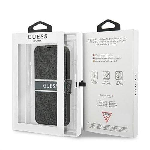 Guess Stripe Fodral iPhone 13 mini - Grå