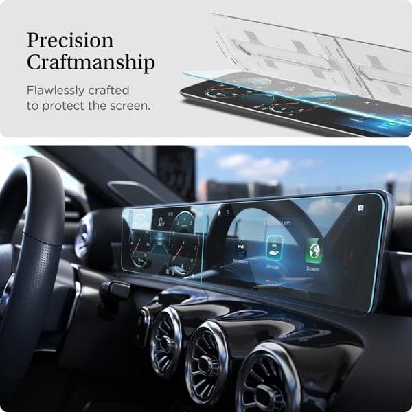 Spigen Glas.tr ''EZ-Fit'' Härdat glas Mercedes A-Class 2020 / 2021