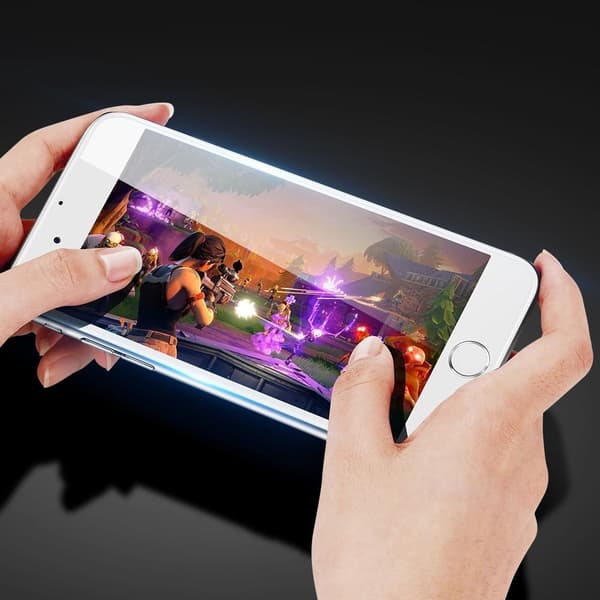 [1-PACK] Härdat Glas Skärmskydd iPhone 8 Plus / iPhone 7 Plus - Vit