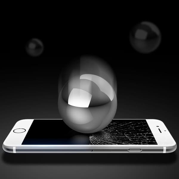 [2-PACK] Härdat Glas Skärmskydd iPhone 8 Plus / iPhone 7 Plus - Vit